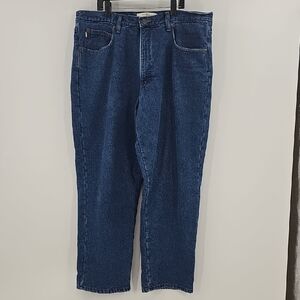 L.L. Bean Double L Relaxed Fit Classic Blue Men's Jeans Size 38 x 29